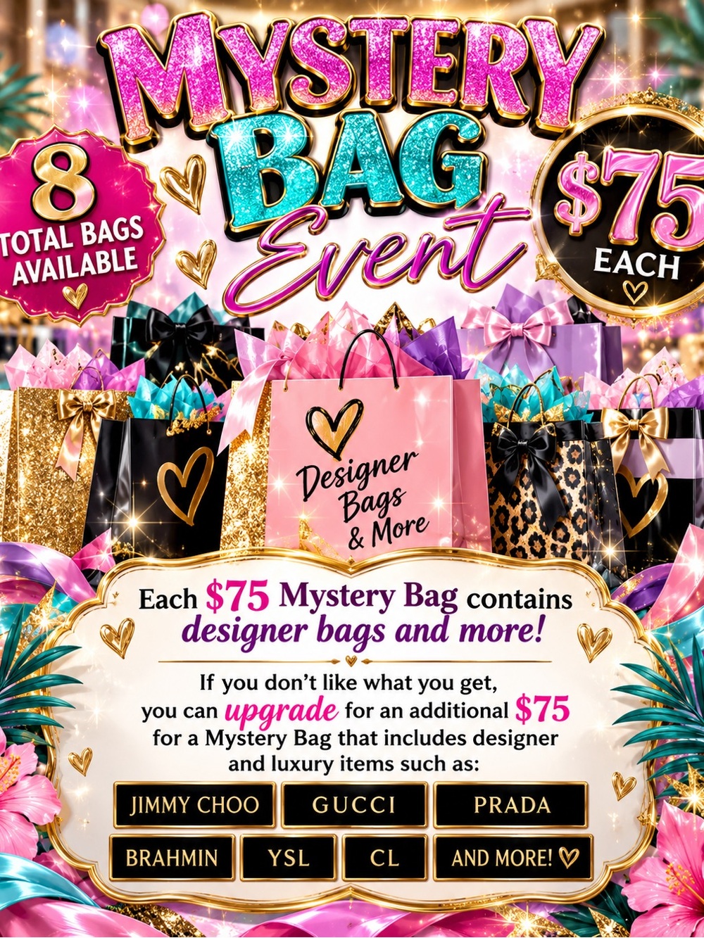 Mystery Bag Event - Designer Bag Surprise